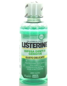 listerine collutorio mini 95ml - difesa denti e gengive - formato viaggio: tuttocasashop.live: igiene e cura della persona