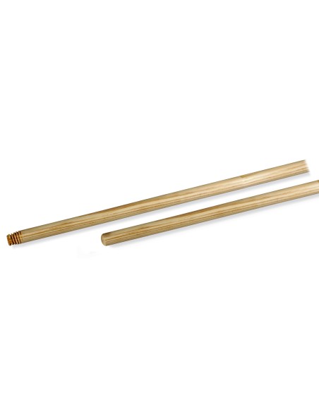 la dupla manico in legno universale a vite per scopa - 130cm - verniciato: tuttocasashop.live: pulizia e cura della casa