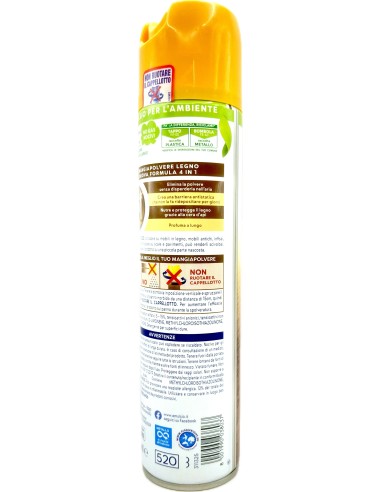 emulsio mangiapolvere spray 300ml - con cera di api: tuttocasashop.live: pulizia e cura della casa