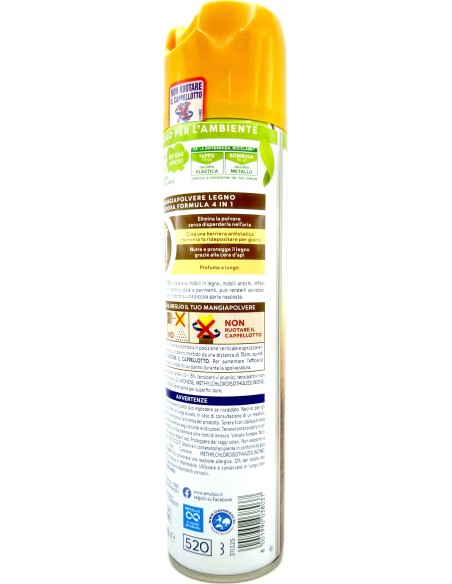 emulsio mangiapolvere spray 300ml - con cera di api: tuttocasashop.live: pulizia e cura della casa