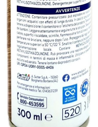 emulsio mangiapolvere spray 300ml - con cera di api: tuttocasashop.live: pulizia e cura della casa