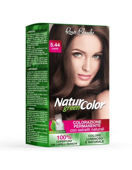 natur color renee blanche colorazione permanente - 5.44 caffe': tuttocasashop.live: igiene e cura della persona
