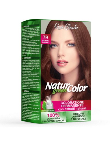 natur color renee blanche colorazione permanente - 7r biondo ramato: tuttocasashop.live: igiene e cura della persona