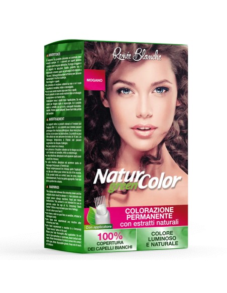 natur color renee blanche colorazione permanente - mogano: tuttocasashop.live: igiene e cura della persona
