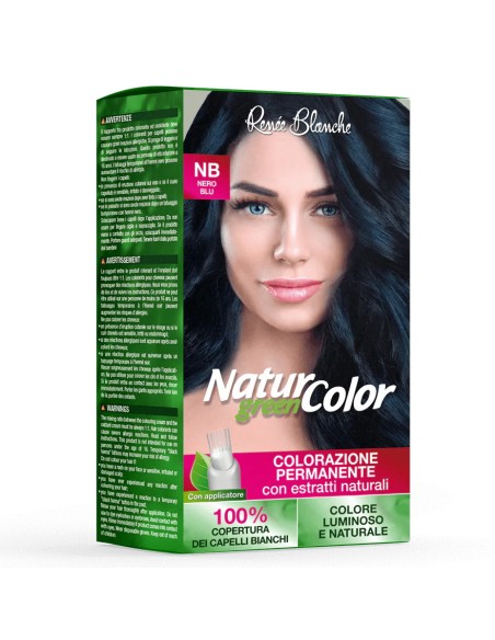 natur color renee blanche colorazione permanente - nb nero blu: tuttocasashop.live: igiene e cura della persona