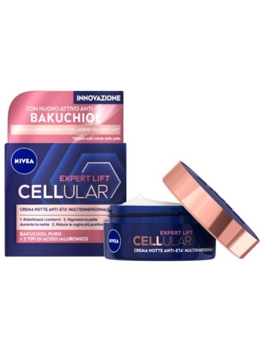 nivea cellular filler hyaluron crema anti-gravita' notte - 50ml: tuttocasashop.live: igiene e cura della persona