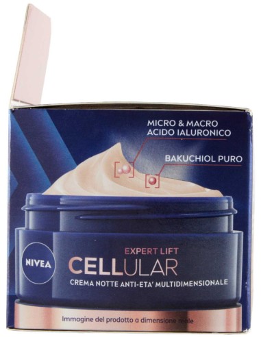 nivea cellular filler hyaluron crema anti-gravita' notte - 50ml: tuttocasashop.live: igiene e cura della persona