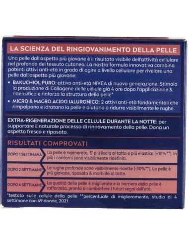 nivea cellular filler hyaluron crema anti-gravita' notte - 50ml: tuttocasashop.live: igiene e cura della persona