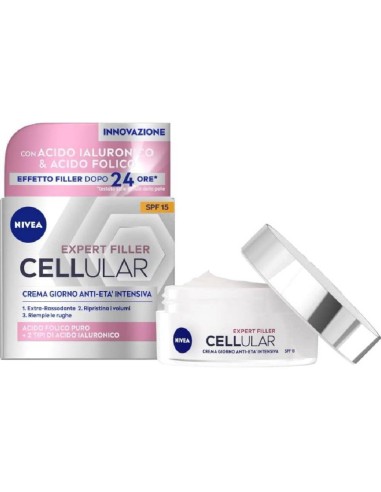 nivea cellular filler hyaluron rassodante crema giorno antirughe - 50ml: tuttocasashop.live: igiene e cura della persona