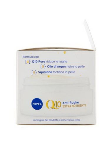 nivea q10 anti-rughe extra nutriente crema giorno riparatrice - 50ml: tuttocasashop.live: igiene e cura della persona