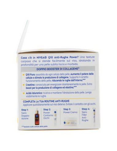 nivea q10 anti-rughe power - crema giorno extra rassodante - 50ml - spf15: tuttocasashop.live: igiene e cura della persona