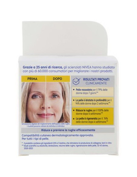 nivea q10 anti-rughe power - crema giorno extra rassodante - 50ml - spf15: tuttocasashop.live: igiene e cura della persona