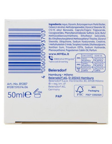 nivea q10 anti-rughe power - crema giorno extra rassodante - 50ml - spf15: tuttocasashop.live: igiene e cura della persona