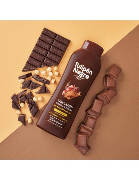 tulipan negro bagnoschiuma - 650ml - chocolate praline - antiossidante: tuttocasashop.live: igiene e cura della persona