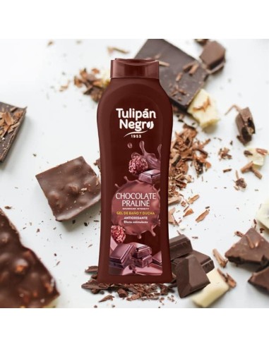 tulipan negro bagnoschiuma - 650ml - chocolate praline - antiossidante: tuttocasashop.live: igiene e cura della persona