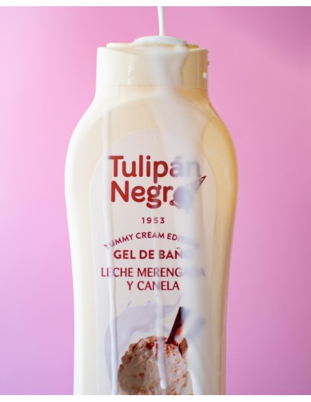 tulipan negro bagnoschiuma - 650ml - leche merengada y canela - yummy cream: tuttocasashop.live: igiene e cura della persona