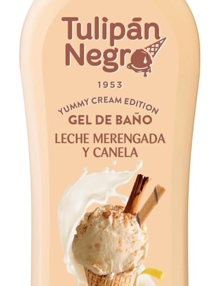 tulipan negro bagnoschiuma - 650ml - leche merengada y canela - yummy cream: tuttocasashop.live: igiene e cura della persona