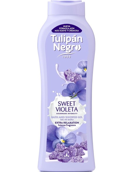 tulipan negro bagnoschiuma - 650ml - sweet violeta - gourmand intensity: tuttocasashop.live: igiene e cura della persona