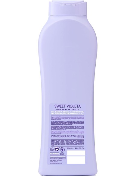 tulipan negro bagnoschiuma - 650ml - sweet violeta - gourmand intensity: tuttocasashop.live: igiene e cura della persona