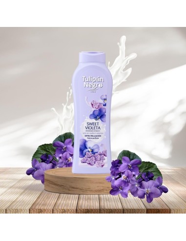 tulipan negro bagnoschiuma - 650ml - sweet violeta - gourmand intensity: tuttocasashop.live: igiene e cura della persona