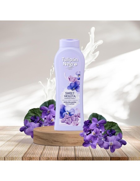 tulipan negro bagnoschiuma - 650ml - sweet violeta - gourmand intensity: tuttocasashop.live: igiene e cura della persona