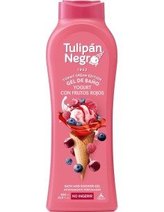 tulipan negro bagnoschiuma - 650ml - yogurt con frutos rojos - yummy cream: tuttocasashop.live: igiene e cura della persona