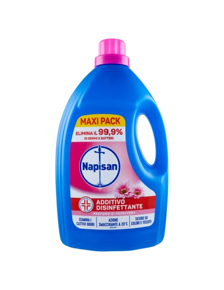 napisan additivo liquido igienizzante bucato - maxi pack 2200ml - primavera: tuttocasashop.live: prodotti per bucato e tessuti