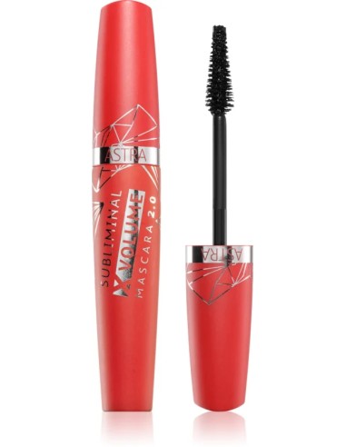 astra subliminal x-volume mascara nero - maxi volume - resistente all'acqua: tuttocasashop.live: igiene e cura della persona