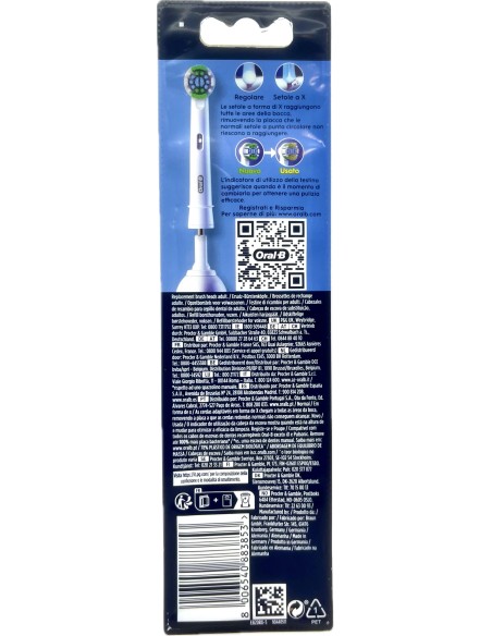 oral-b pro precision clean 5 testine ricambio per spazzolino elettrico: tuttocasashop.live: igiene e cura della persona