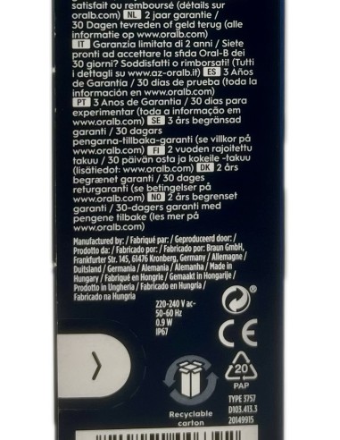 oral-b pro vitality spazzolino elettrico: tuttocasashop.live: igiene e cura della persona