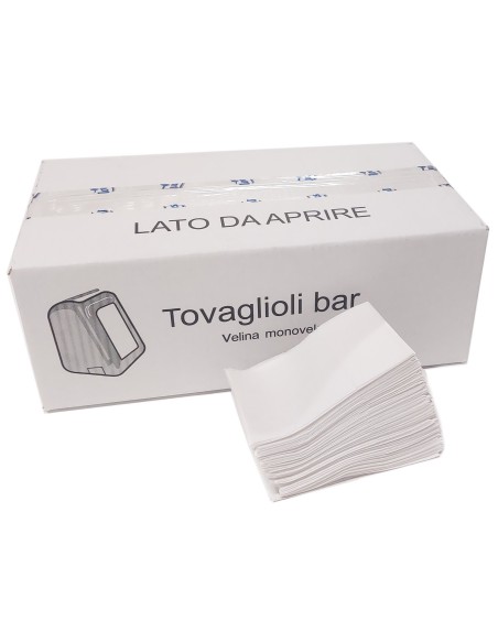 tovaglioli bar monovelo 17x17cm veline monovelo dispenser bar - t2000 1.2kg: tuttocasashop.live: carta & monouso