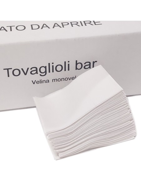 tovaglioli bar monovelo 17x17cm veline monovelo dispenser bar - t2000 1.2kg: tuttocasashop.live: carta & monouso