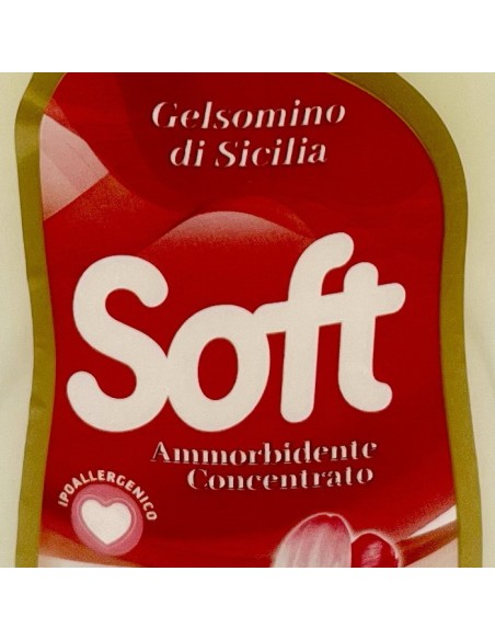 soft ammorbidente concentrato 30 lavaggi 750ml - gelsomino di sicilia: tuttocasashop.live: prodotti per bucato e tessuti