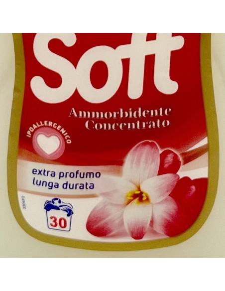 soft ammorbidente concentrato 30 lavaggi 750ml - gelsomino di sicilia: tuttocasashop.live: prodotti per bucato e tessuti