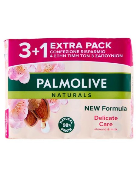 palmolive saponetta - 90 grammi - 4 pezzi - latte di mandorla: tuttocasashop.live: igiene e cura della persona