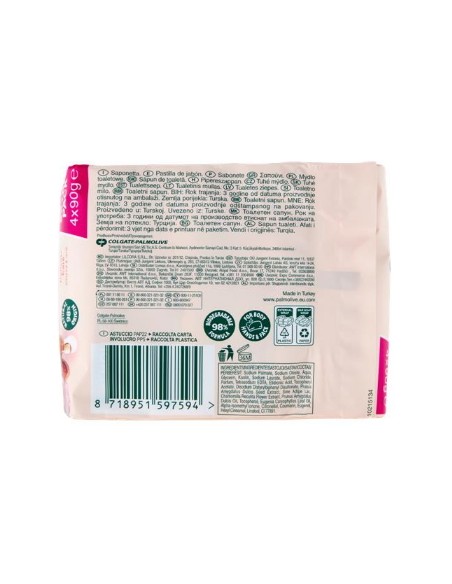 palmolive saponetta - 90 grammi - 4 pezzi - latte di mandorla: tuttocasashop.live: igiene e cura della persona