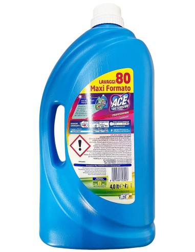 ace detersivo lavatrice liquido 80 lavaggi - 4 litri - color: tuttocasashop.live: prodotti per bucato e tessuti