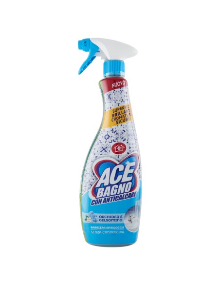 ace bagno con anticalcare spray 600ml - senza candeggina: tuttocasashop.live: pulizia e cura della casa