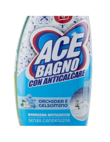 ace bagno con anticalcare spray 600ml - senza candeggina: tuttocasashop.live: pulizia e cura della casa