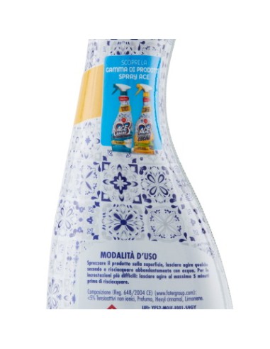 ace bagno con anticalcare spray 600ml - senza candeggina: tuttocasashop.live: pulizia e cura della casa