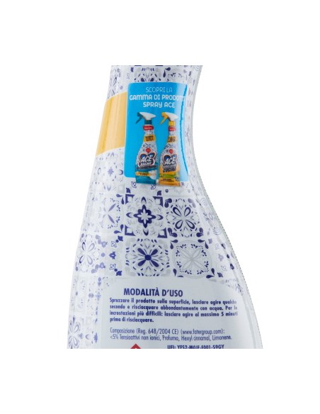ace bagno con anticalcare spray 600ml - senza candeggina: tuttocasashop.live: pulizia e cura della casa