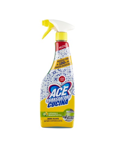 ace sgrassatore cucina spray 600ml - senza candeggina - zero aloni: tuttocasashop.live: pulizia e cura della casa