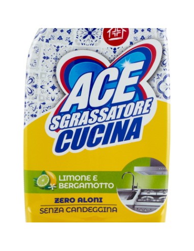 ace sgrassatore cucina spray 600ml - senza candeggina - zero aloni: tuttocasashop.live: pulizia e cura della casa