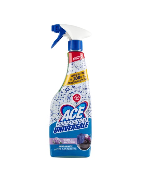 ace sgrassatore universale spray 600ml - senza candeggina - fiori di lavanda: tuttocasashop.live: pulizia e cura della casa