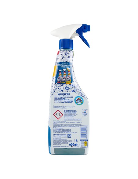 ace sgrassatore universale spray 600ml - senza candeggina - fiori di lavanda: tuttocasashop.live: pulizia e cura della casa