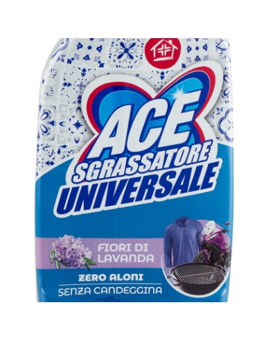 ace sgrassatore universale spray 600ml - senza candeggina - fiori di lavanda: tuttocasashop.live: pulizia e cura della casa