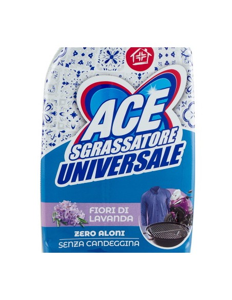 ace sgrassatore universale spray 600ml - senza candeggina - fiori di lavanda: tuttocasashop.live: pulizia e cura della casa