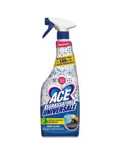 ace sgrassatore universale spray 600ml - senza candeggina - limone bergamott: tuttocasashop.live: pulizia e cura della casa