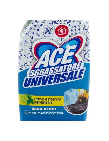 ace sgrassatore universale spray 600ml - senza candeggina - limone bergamott: tuttocasashop.live: pulizia e cura della casa