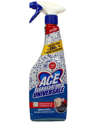ace sgrassatore universale spray 600ml - senza candeggina - marsiglia: tuttocasashop.live: pulizia e cura della casa